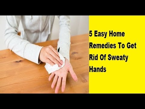How to stop sweaty hands | How to get rid of sweaty hands | Top 5 home remedies for sweaty hands - 0 43 1