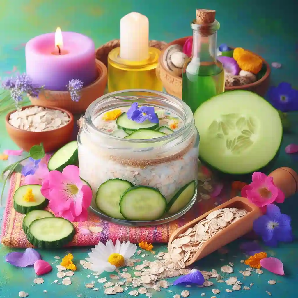 Oatmeal For Oily Skin - 10 Best Homemade Oatmeal Remedies 9 Oatmeal-for-Oily-Skin-Oatmeal-and-Cucumber-Toner